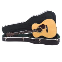 Martin Guitar Y18OM28E OM-28E Orchestra Standard Series Semi-Acoustic - Natural With Rosewood And Fishman Aura VT Enhance Electronics