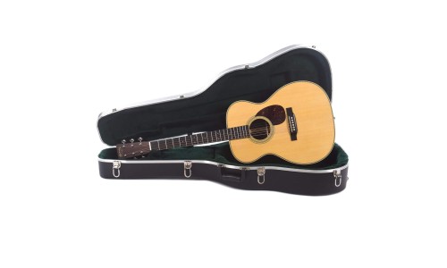 Martin Guitar Y18OM28E OM-28E Orchestra Standard Series Semi-Acoustic - Natural With Rosewood And Fishman Aura VT Enhance Electronics