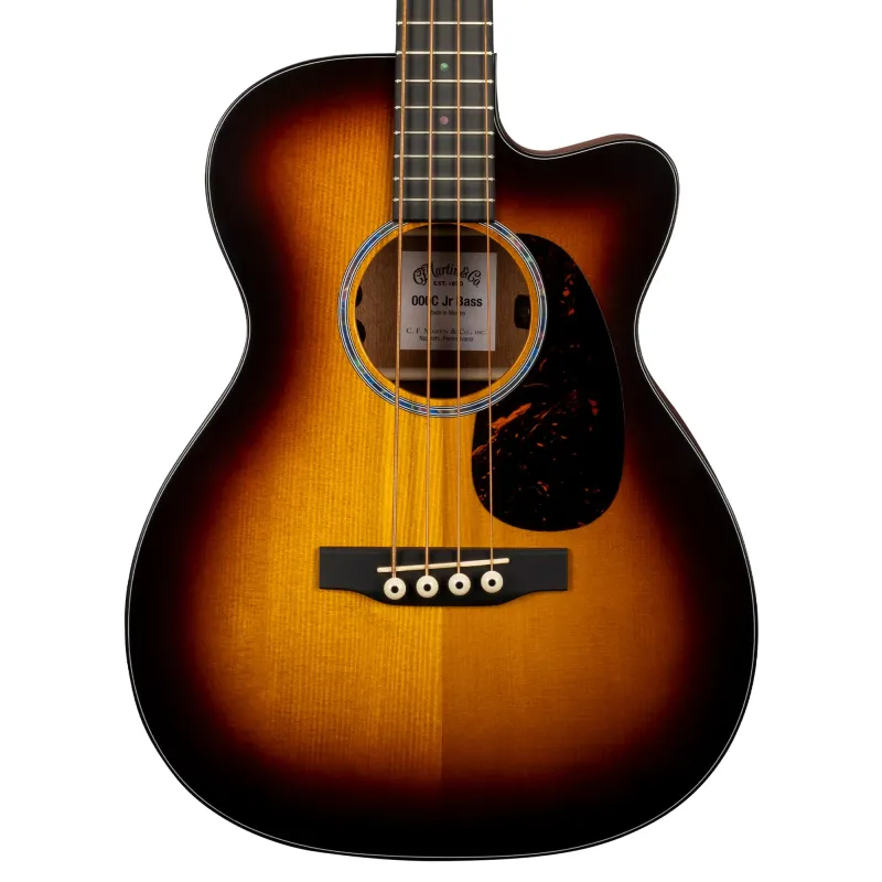Martin Guitar Y25000CJREBAS Jr-E Acoustic Electric Bass 4 String - Burst