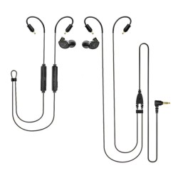 Mee Audio M6PROBT-BK-CMB Musicians’ In-Ear Monitors Wired + Wireless Combo Pack