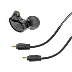 Mee Audio M6PROG2-BK Noise Isolating Musician’s In Ear Monitors - Smoke