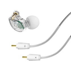 Mee Audio M6PROG2-CL Noise Isolating Musician’s In Ear Monitors - Clear