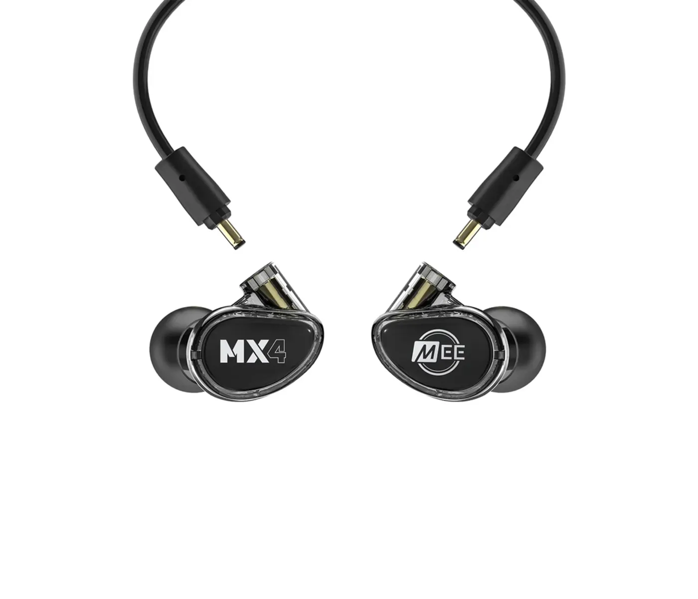 Mee Audio MX4PRO-BK Hybrid Quad Driver Modular In Ear Monitors - Smoke