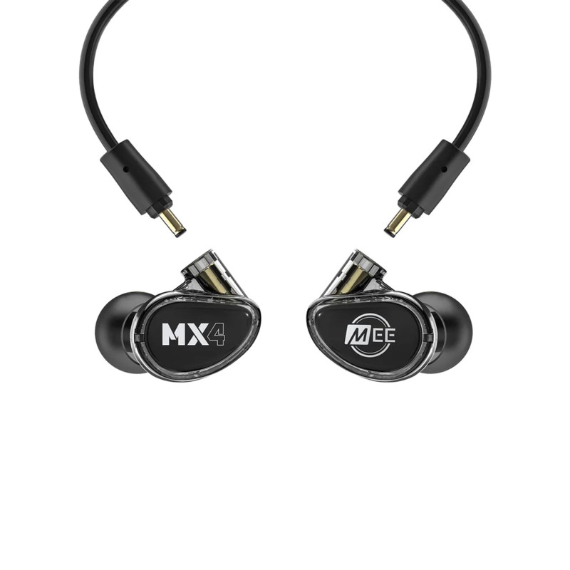 Mee Audio MX4PRO-BK Hybrid Quad Driver Modular In Ear Monitors - Smoke