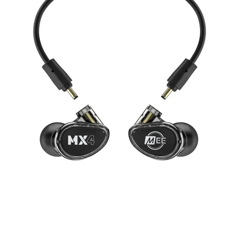 Mee Audio MX4PRO-BK Hybrid Quad Driver Modular In Ear Monitors - Smoke Mee Audio MX4PRO-BK Hybrid Quad Driver Modular In Ear Monitors - Smoke