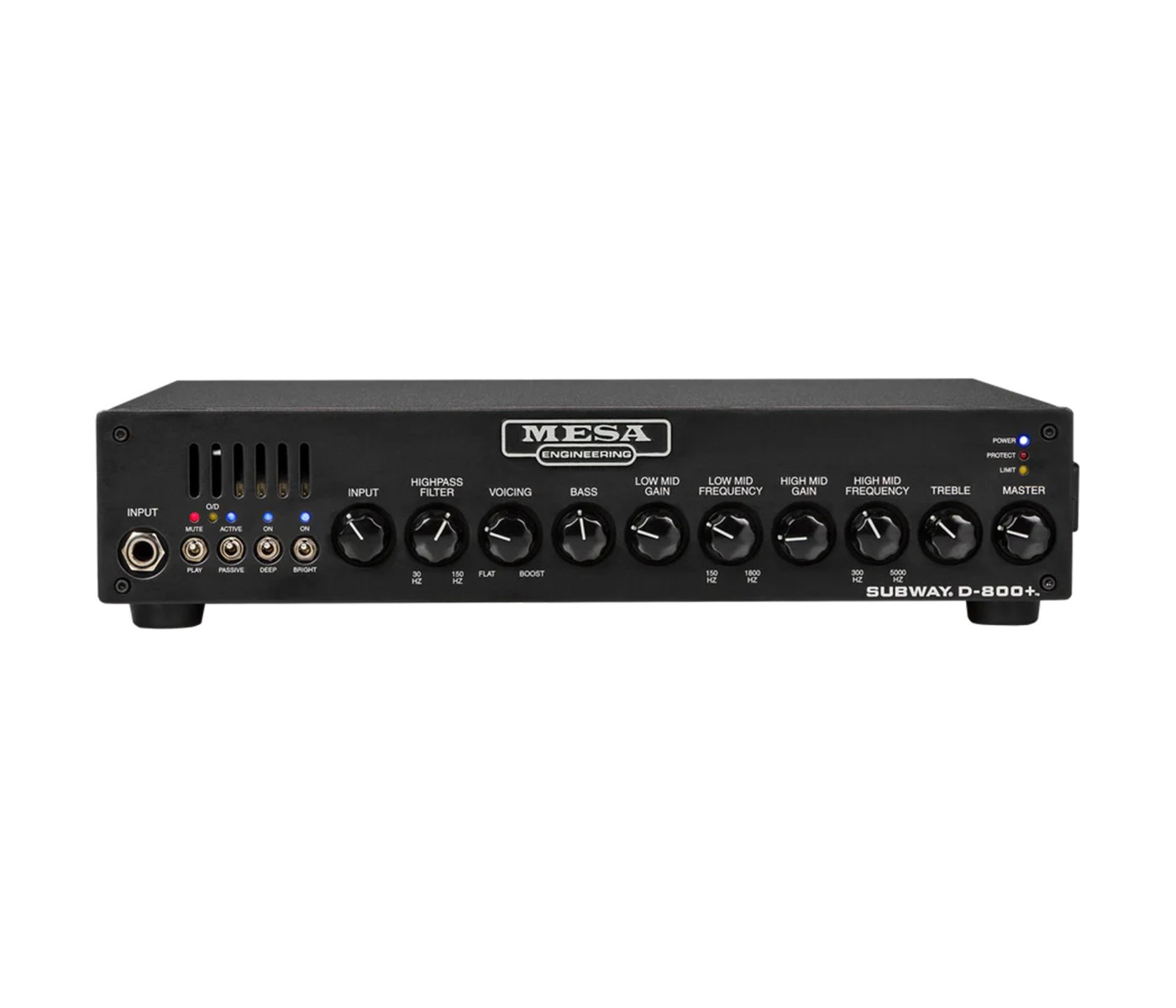 Mesa Boogie 6.D800PLUSX.UK Subway D-800 Lightweight Bass Head - 800 Watt