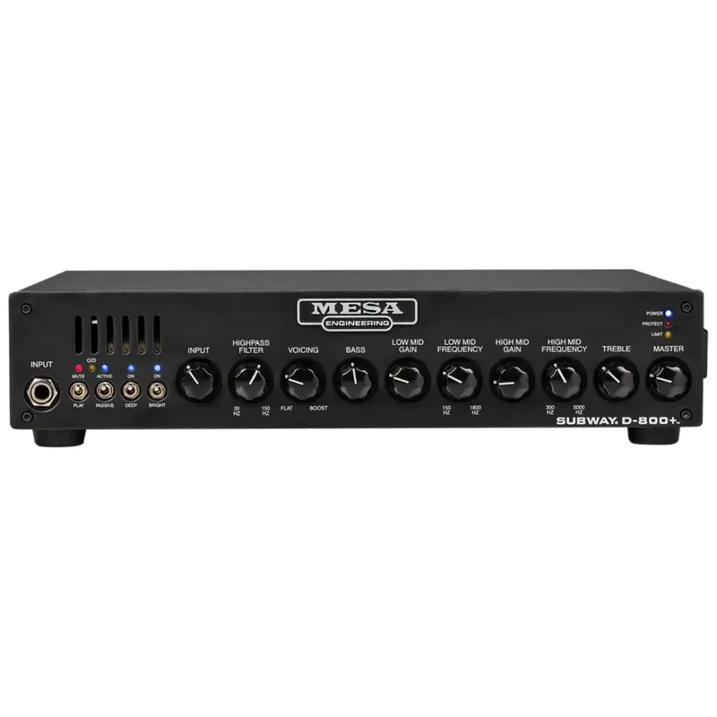 Mesa Boogie 6.D800PLUSX.UK Subway D-800 Lightweight Bass Head - 800 Watt