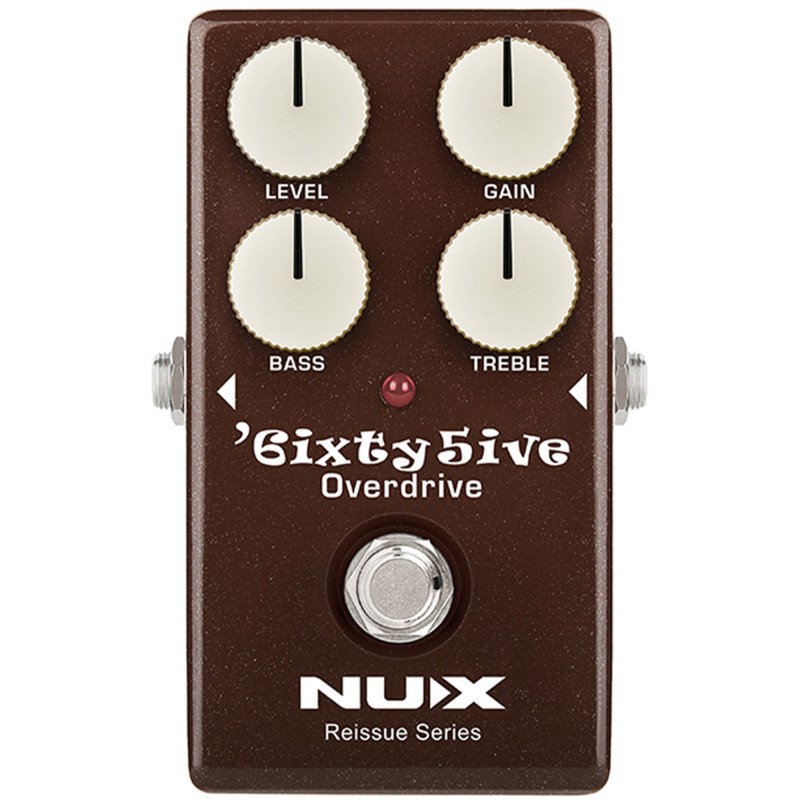 NUX 6ixty5ive Analog Over Drive Pedal Effects - 3 Years Warranty