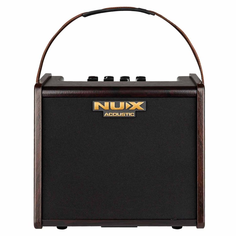 NUX AC-25 Portable Battery Operated Acoustic Guitar Amplifier - 2 Channels