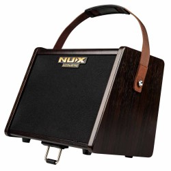 NUX AC-25 Portable Battery Operated Acoustic Guitar Amplifier - 2 Channels