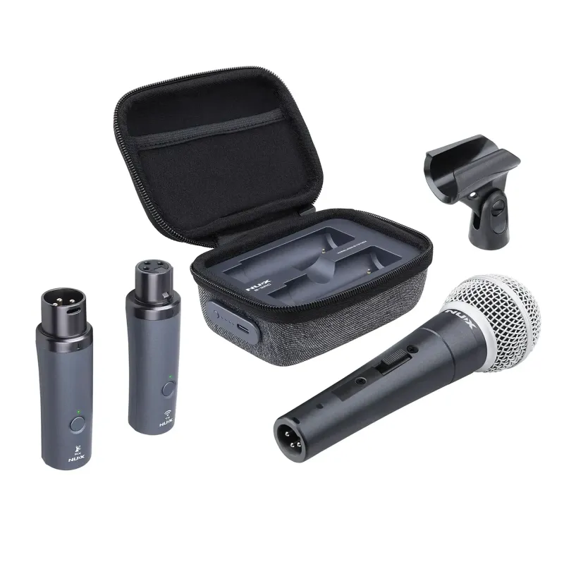 NUX B-3RC Wireless Microphone System with Charging Case - 2.4GHz - 3 Years Warranty NUX B-3RC Wireless Microphone System with Charging Case - 2.4GHz - 3 Years Warranty