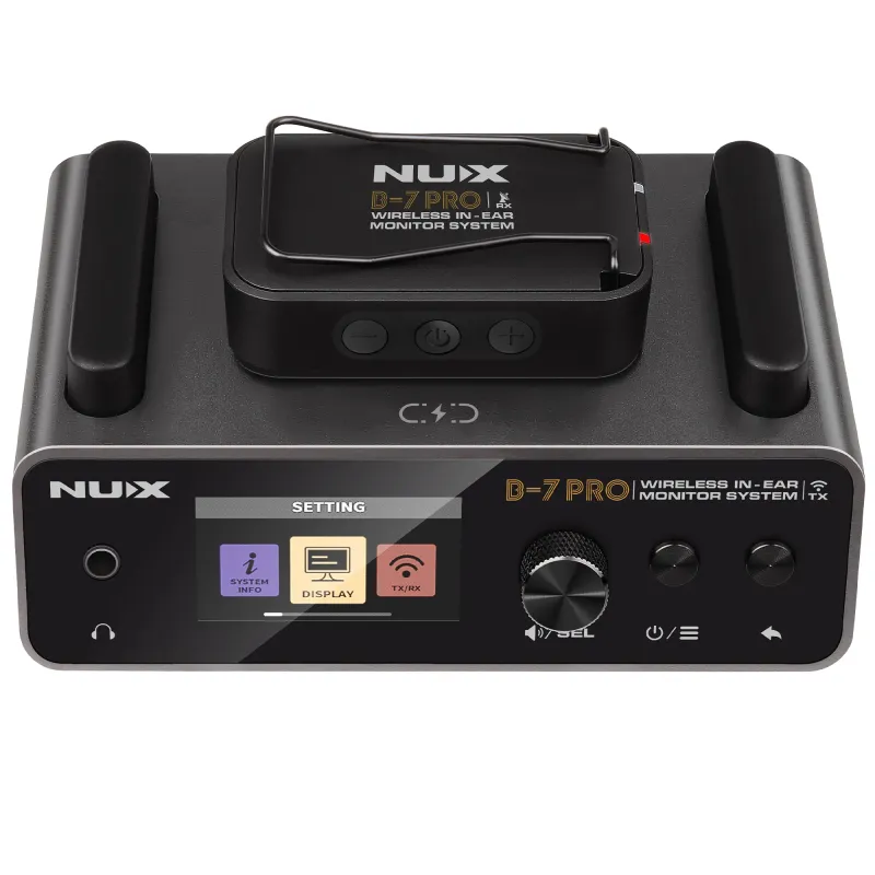 NUX B-7 PRO Wireless In-ear Monitoring System 2.4GHz - 3 Years Warranty NUX B-7 PRO Wireless In-ear Monitoring System 2.4GHz - 3 Years Warranty