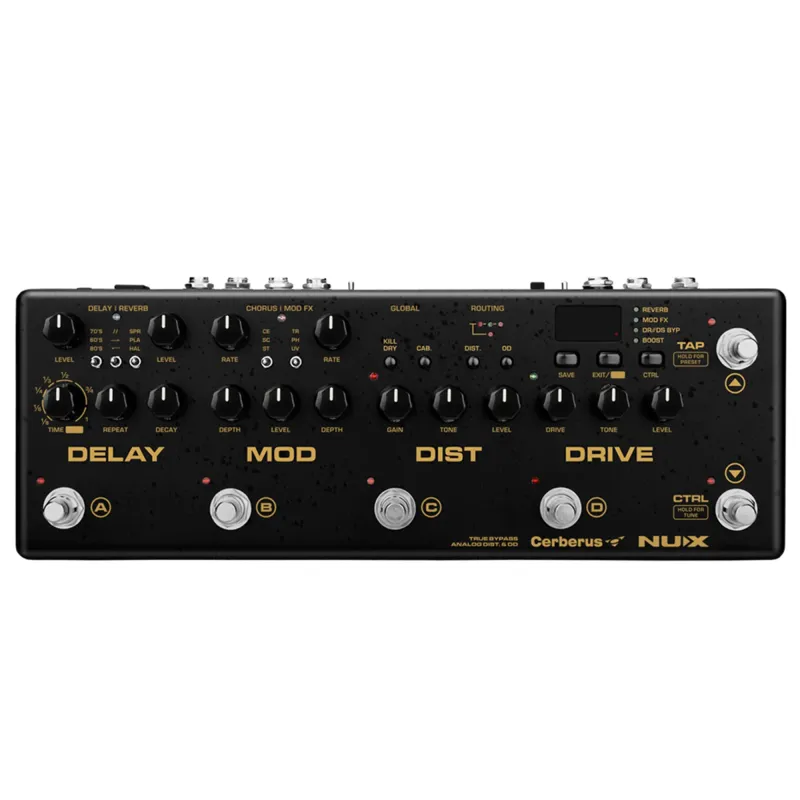 NUX Cerberus Integrated Guitar Effects & Controller - 3 Years Warranty NUX Cerberus Integrated Guitar Effects & Controller - 3 Years Warranty