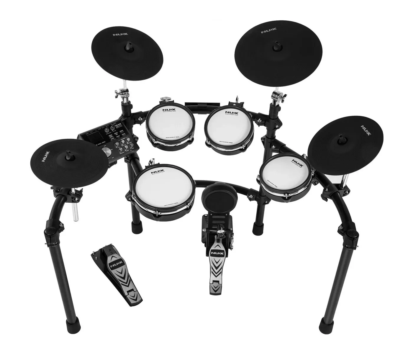 NUX DM-7X All Mesh Head Digital Drum Kit - 3 Years Warranty