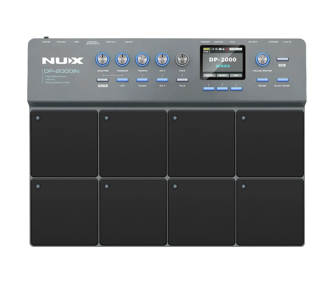 NUX DP-2000-IN DP-2000IN Indian-Customized Digital Percussion Pad - 3 Years Warranty NUX DP-2000-IN DP-2000IN Indian-Customized Digital Percussion Pad - 3 Years Warranty