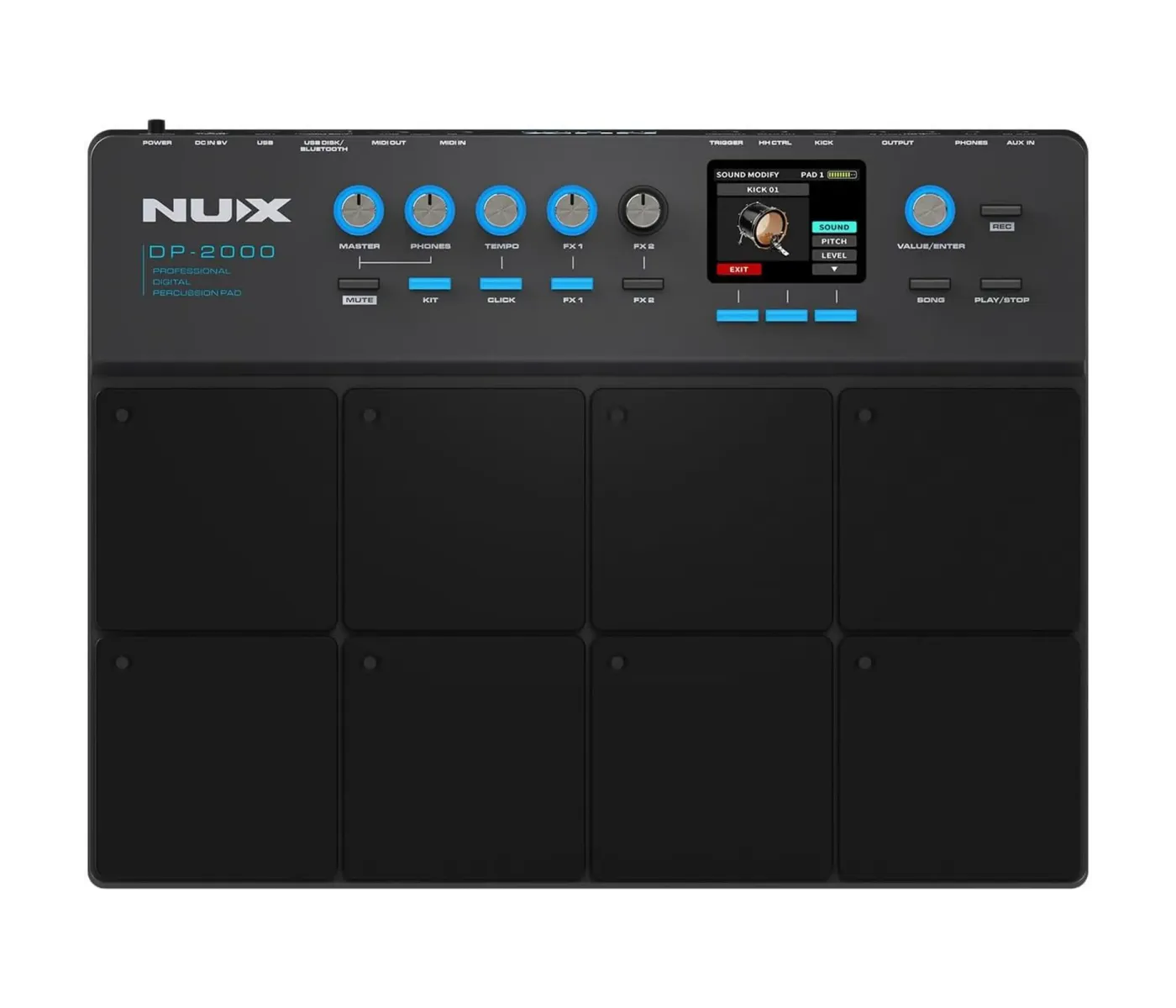 NUX DP-2000 Professional Digital Percussion Pad - 3 Years Warranty