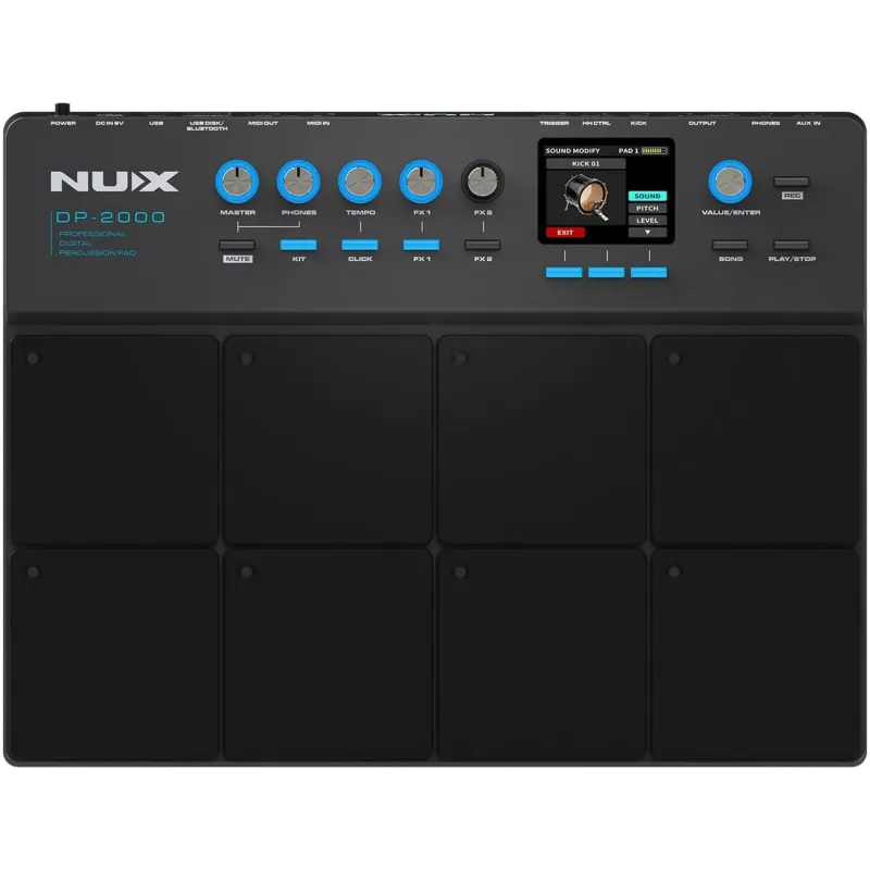 NUX DP-2000 Professional Digital Percussion Pad - 3 Years Warranty NUX DP-2000 Professional Digital Percussion Pad - 3 Years Warranty