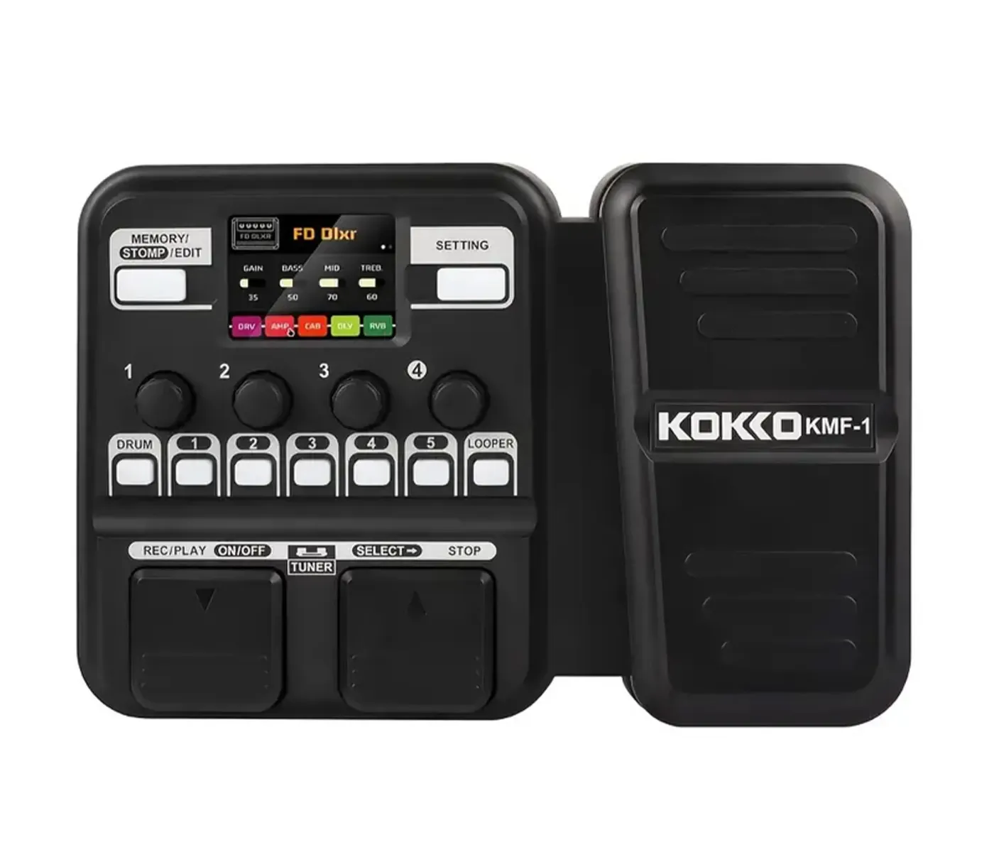 NUX KMF-1 Kokko Multi Effects Guitar Pedal User Manual - 3 Years Warranty