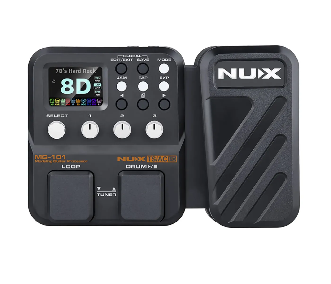NUX MG-101 Modelling Guitar Processor - 3 Years Warranty