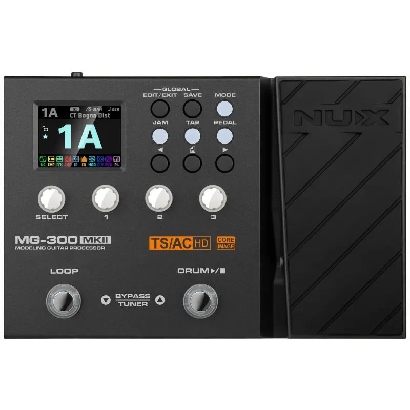 NUX MG-300 MKII Modelling Guitar Processor and Multi Effects - 3 Years Warranty