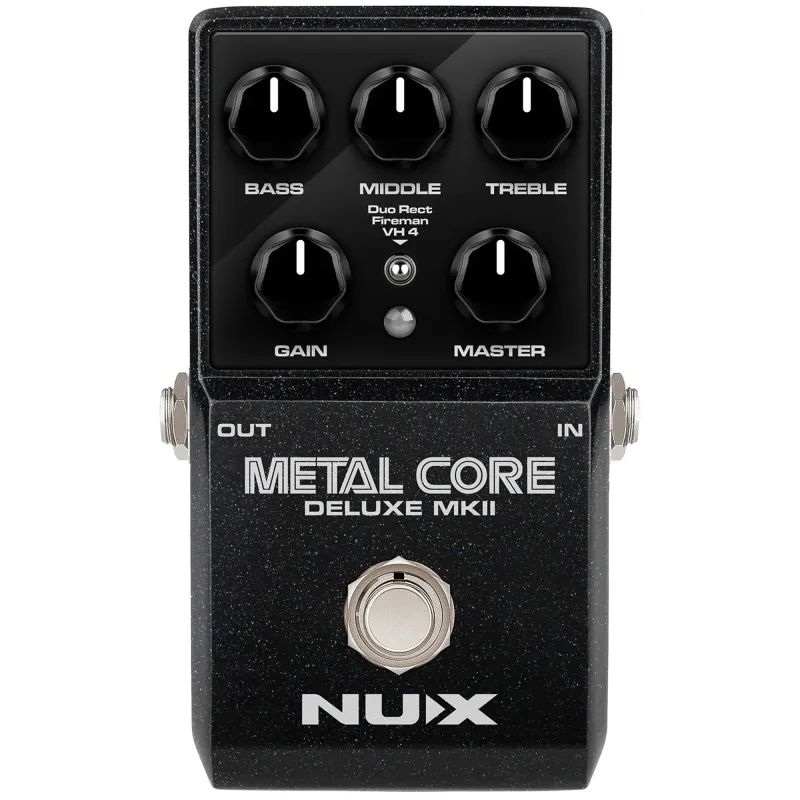 NUX Metal Core Deluxe MKII High Gain Preamp Pedal Effects - 3 Years Warranty