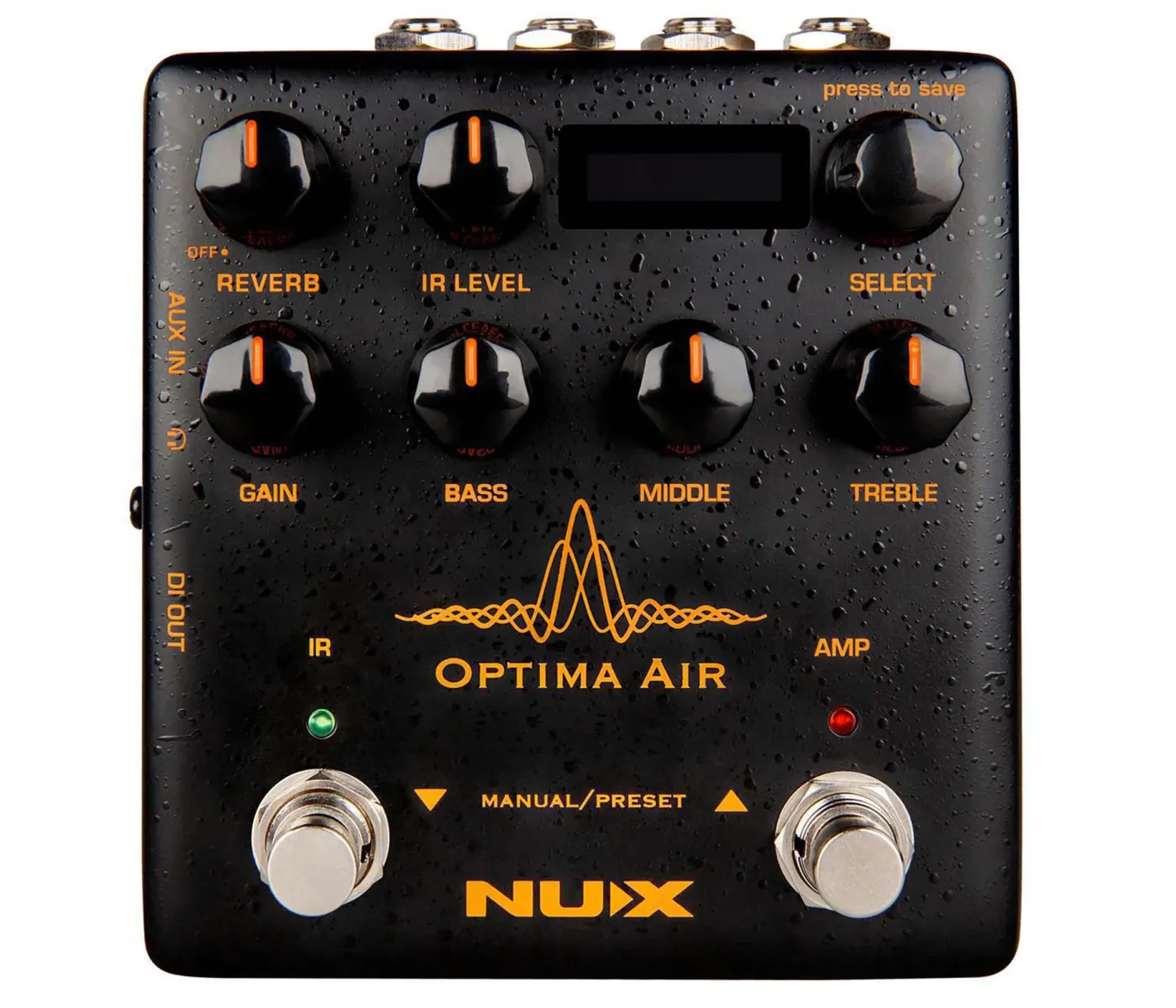 NUX NAI-5 Optima Air Acoustic Guitar IR Profile - Black - 3 Years Warranty