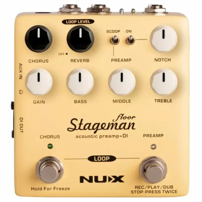 NUX NAP-5 Stageman Floor Acoustic Pre-Amp & DI Pedal Effects -B stock NUX NAP-5 Stageman Floor Acoustic Pre-Amp & DI Pedal Effects -B stock