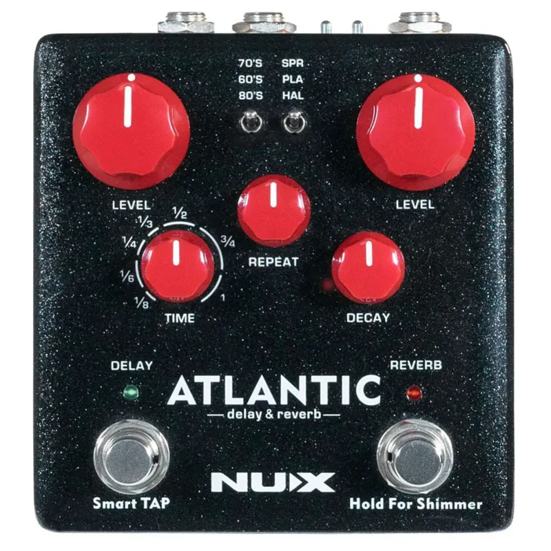 NUX NDR-5 Atlantic Delay & Reverb Pedal Effects - 3 Years Warranty