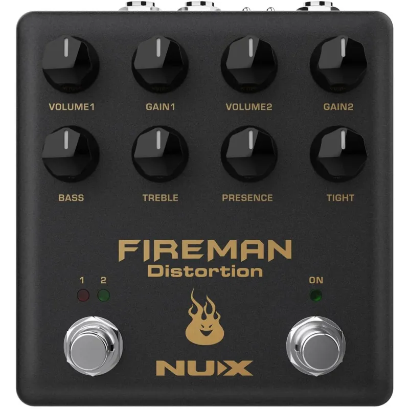NUX NDS-5 Fireman Distortion Pedal Effects - 3 Years Warranty