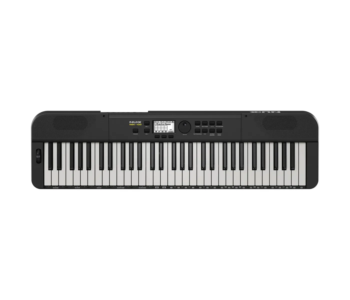 NUX NEK-100 61 Key Portable Keyboard - 3 Years Warranty