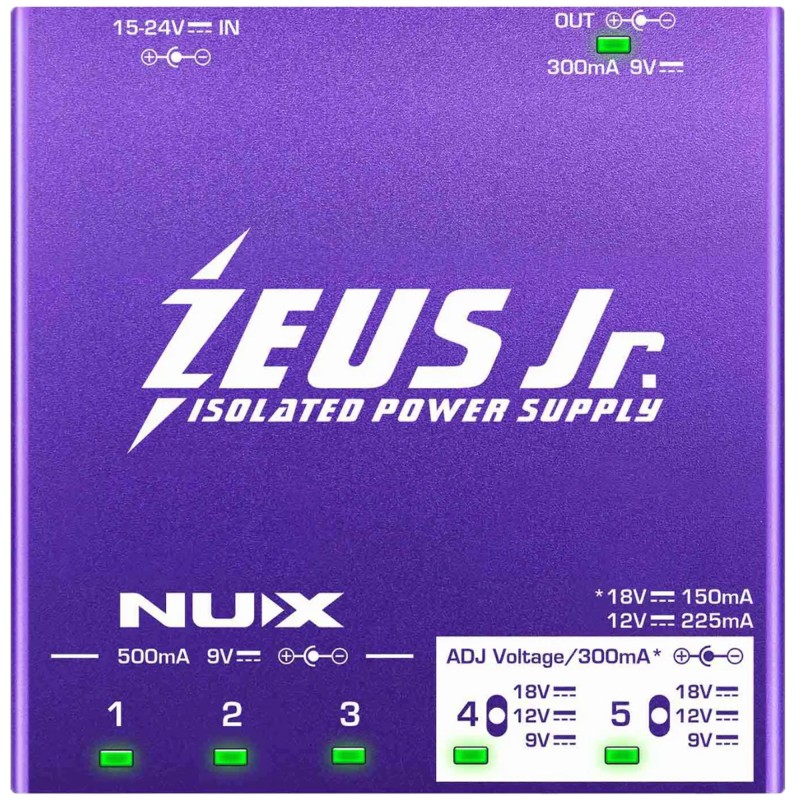 NUX NIP-Z6 Zeus Jr. Isolated Power Supply - 2 Years Warranty