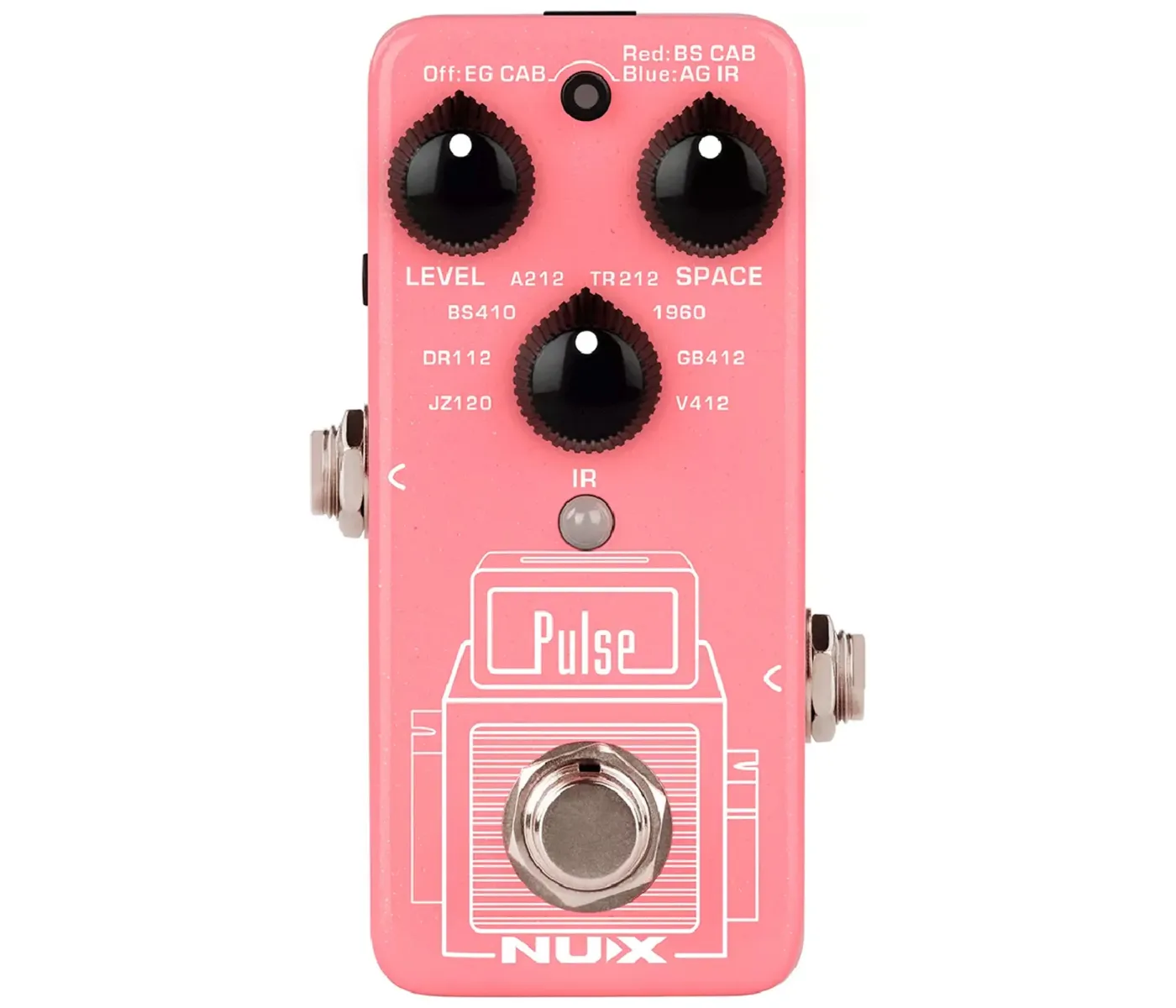 NUX NSS-4 Pulse Mini IR Loader Pedal Effects - 3 Years Warranty