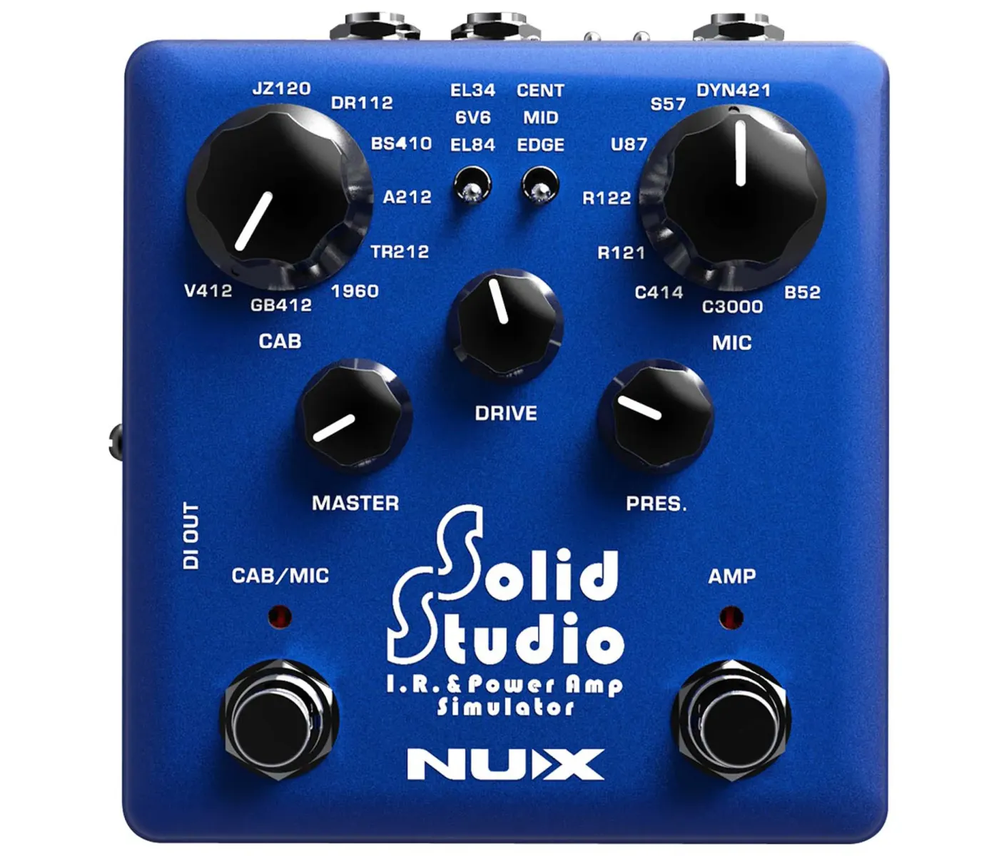 NUX Solid Studio NSS-5 IR & Power Amp Simulator Pedal Effects - 3 Years Warranty