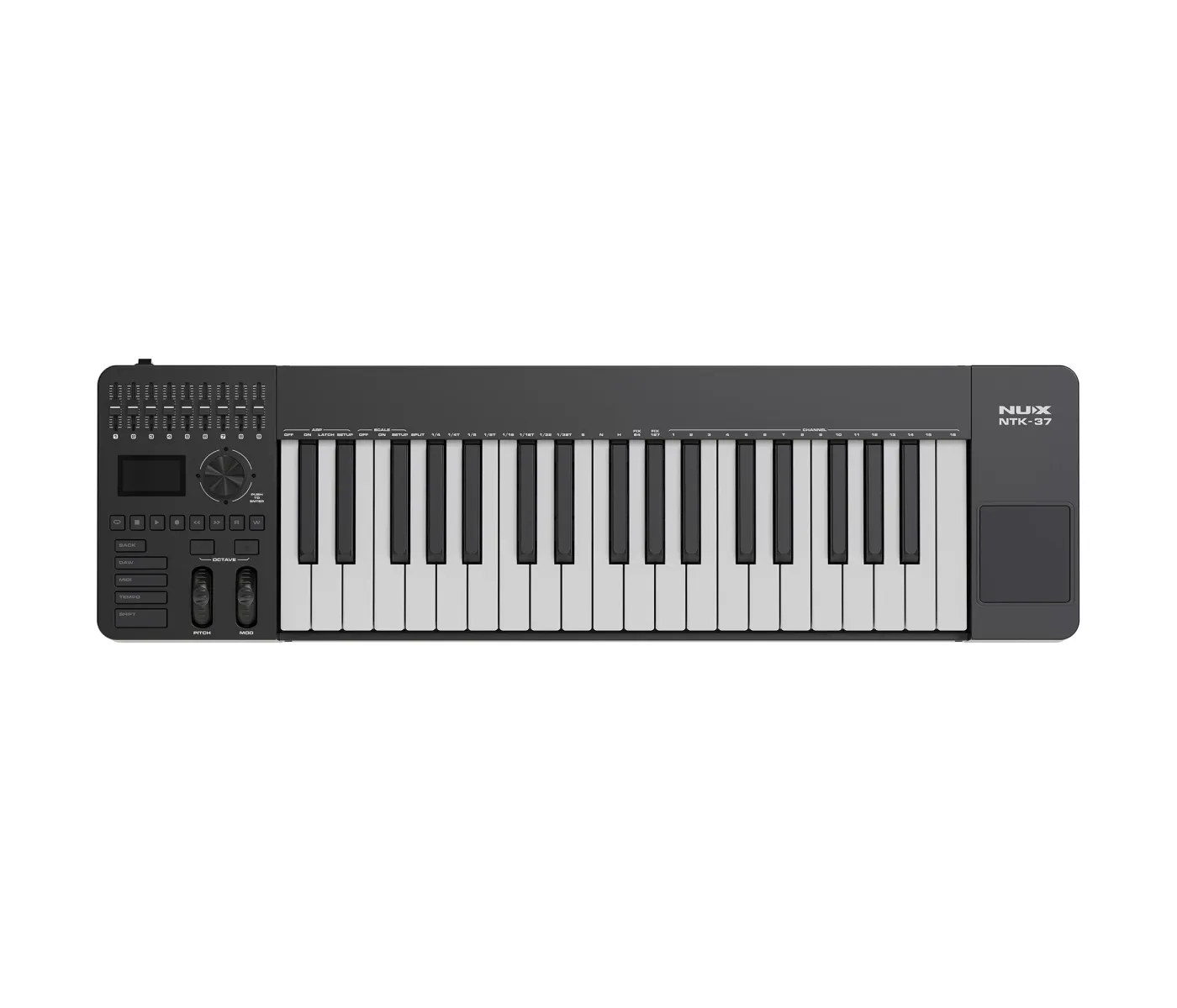 NUX NTK-37 Midi Keyboard Controller - Black - 3 Years Warranty