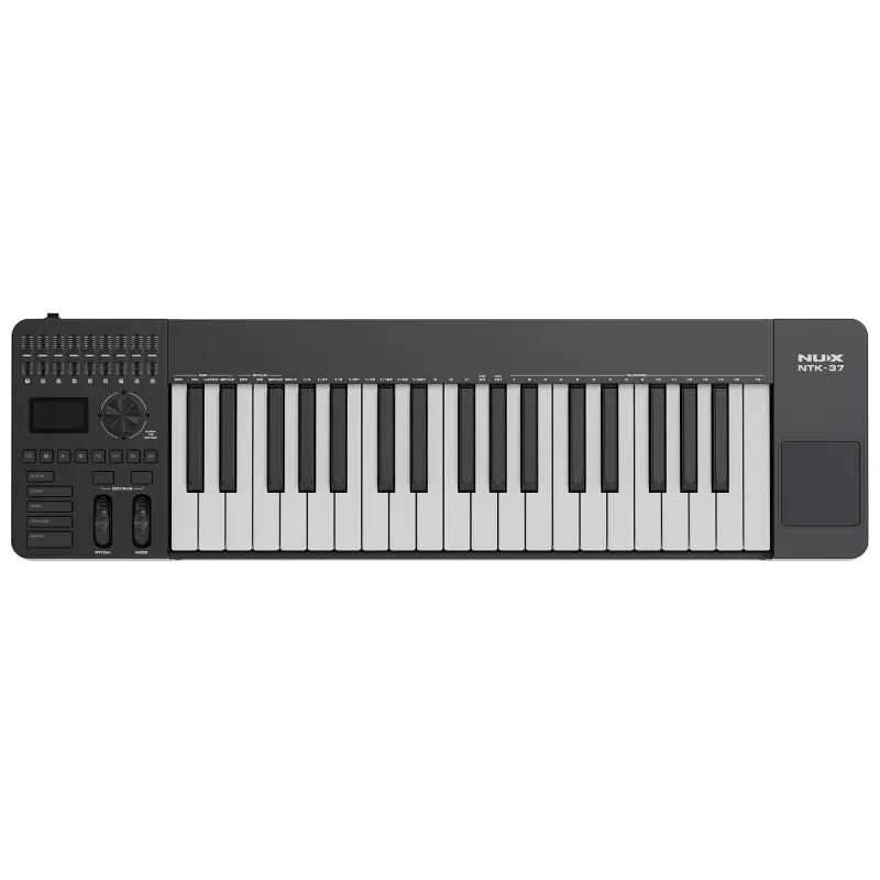 NUX NTK-37 Midi Keyboard Controller - Black - 3 Years Warranty NUX NTK-37 Midi Keyboard Controller - Black - 3 Years Warranty