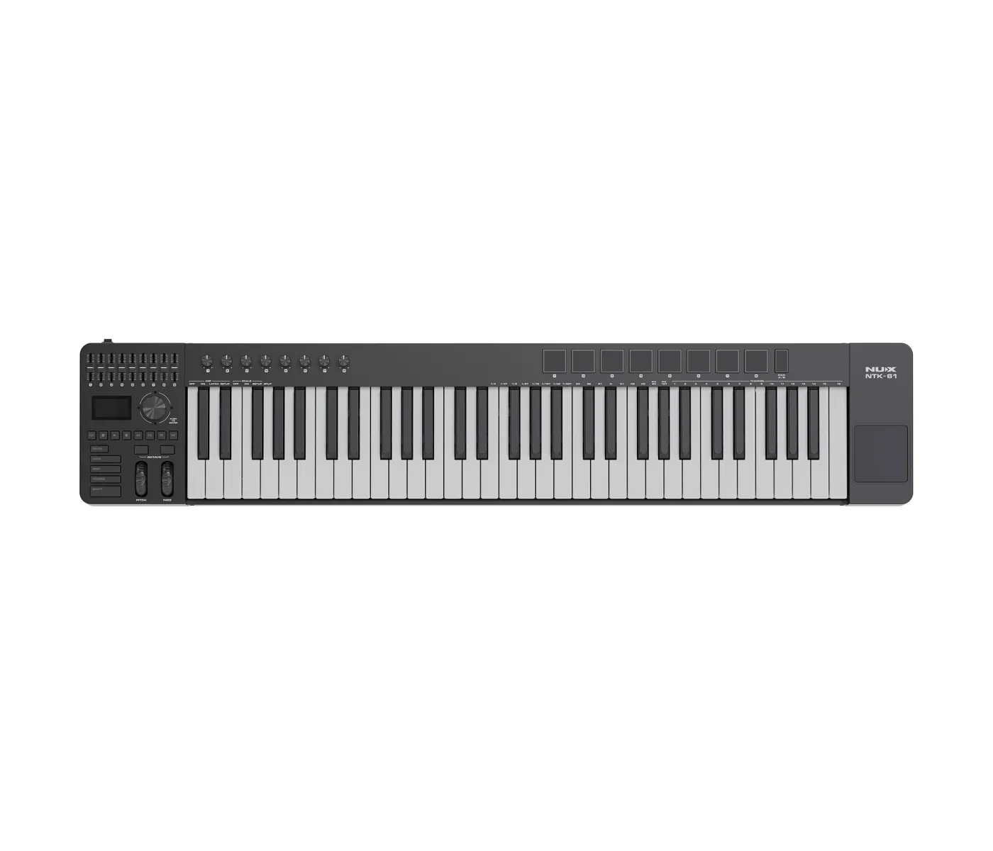 NUX NTK-61 Midi Keyboard Controller - Black - 3 Years Warranty NUX NTK-61 Midi Keyboard Controller - Black - 3 Years Warranty