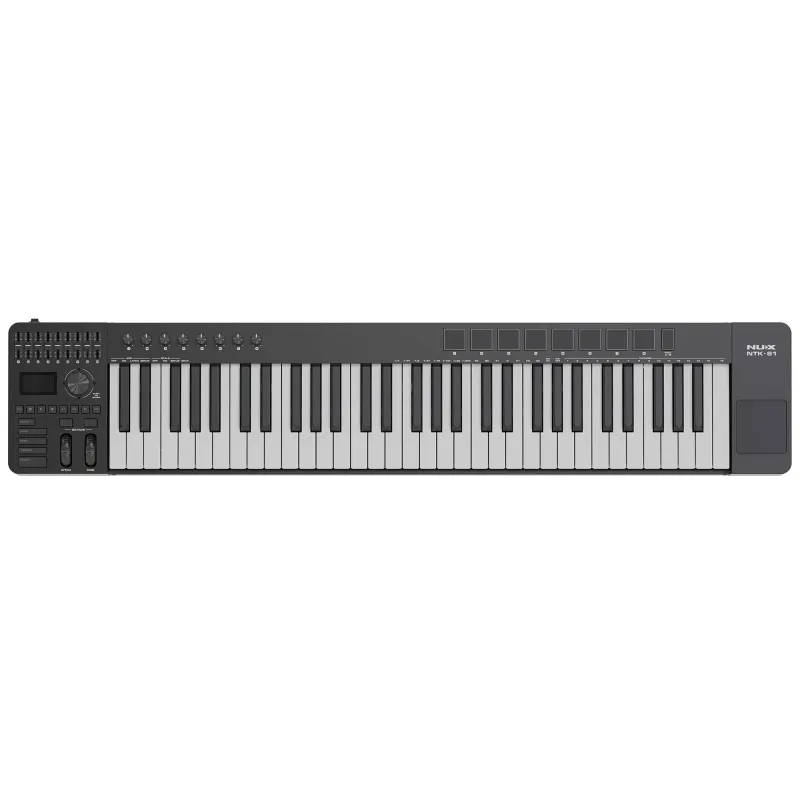 NUX NTK-61 Midi Keyboard Controller - Black - 3 Years Warranty NUX NTK-61 Midi Keyboard Controller - Black - 3 Years Warranty