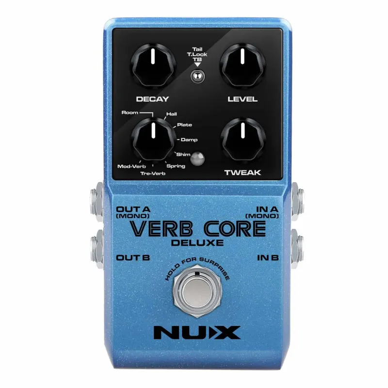 NUX Verb Core Deluxe Reverb Pedal Effects - 3 Years Warranty