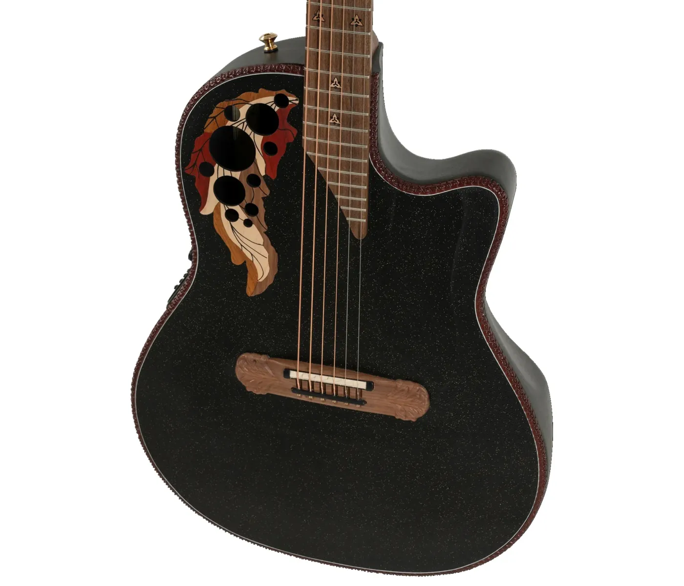 Ovation 2087GT-5G Adamas I GT Cutaway Deep Contour Acoustic Electric Guitar - Black