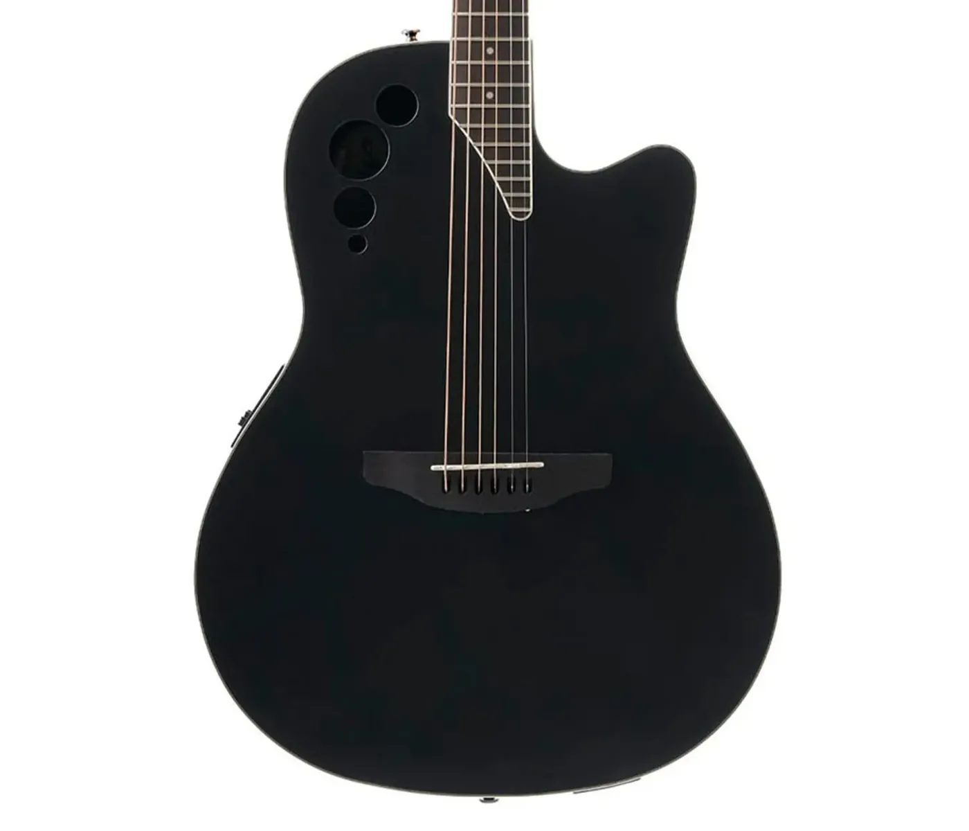 Ovation AE44-5S Applause Mid Depth Acoustic-Electric Guitar - Black