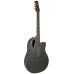 Ovation MD80-NWT-G Adamas E Mid-Depth Contour Cutaway Acoustic-Electric Guitar - Black