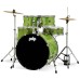 PDP Drums Center Stage 5 Pieces Drumset with Hardware and Cymbals - Electric Green Sparkle