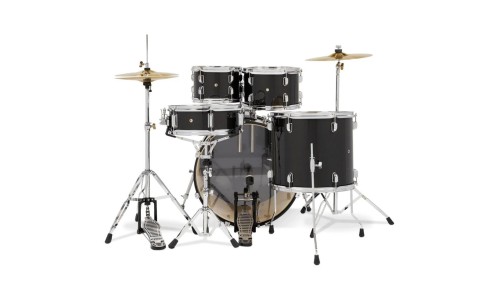 PDP Drums PDCE2215KTIB Center Stage 5-Pieces Drumset with Hardware and Cymbals - Iridescent Black Sparkle