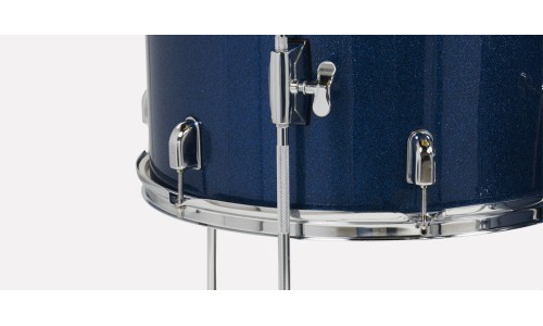 PDP Drums PDCE2215KTRB Center Stage 5-piece Complete Drum Set with Cymbals - Royal Blue Sparkle