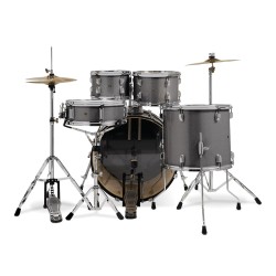 PDP Drums PDCE2215KTSS Center Stage 5-Pieces Drumset with Hardware and Cymbals - Silver Sparkle