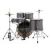PDP Drums Center Stage 5 Pieces Drumset with Hardware and Cymbals - Silver Sparkle