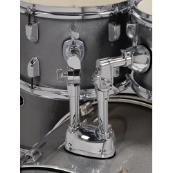 PDP Drums PDCE2215KTSS Center Stage 5-Pieces Drumset with Hardware and Cymbals - Silver Sparkle