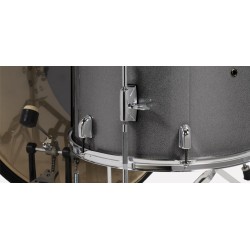 PDP Drums PDCE2215KTSS Center Stage 5-Pieces Drumset with Hardware and Cymbals - Silver Sparkle