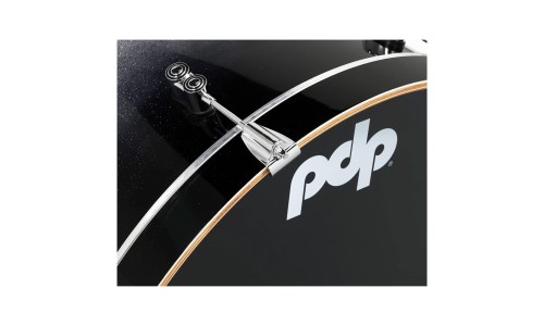 PDP Drums PDCM2217SB Concept Maple 7-Pieces Shell Pack Drumset - Silver To Black - Without Cymbals