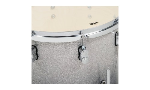 PDP Drums PDCM2217SB Concept Maple 7-Pieces Shell Pack Drumset - Silver To Black - Without Cymbals